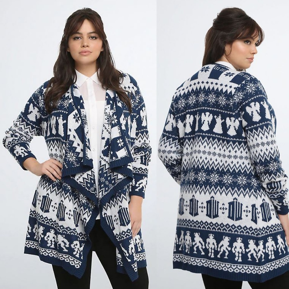 Doctor Who Multi Print Cardigan